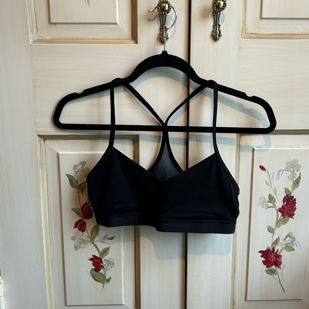 Aerie Offline Real Me Sheer Back Sports Bra